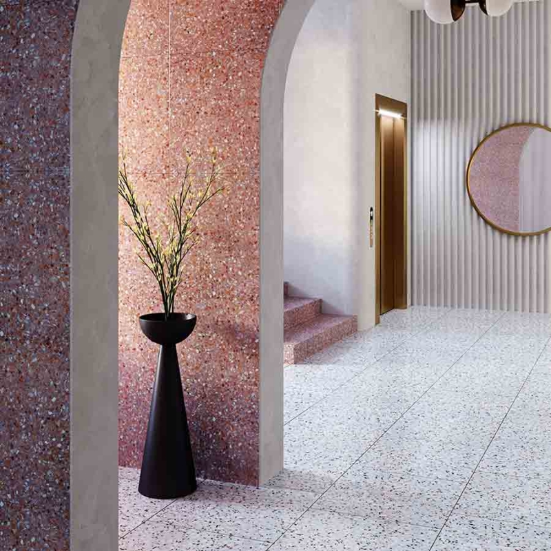 Thi công đá mài Terrazzo