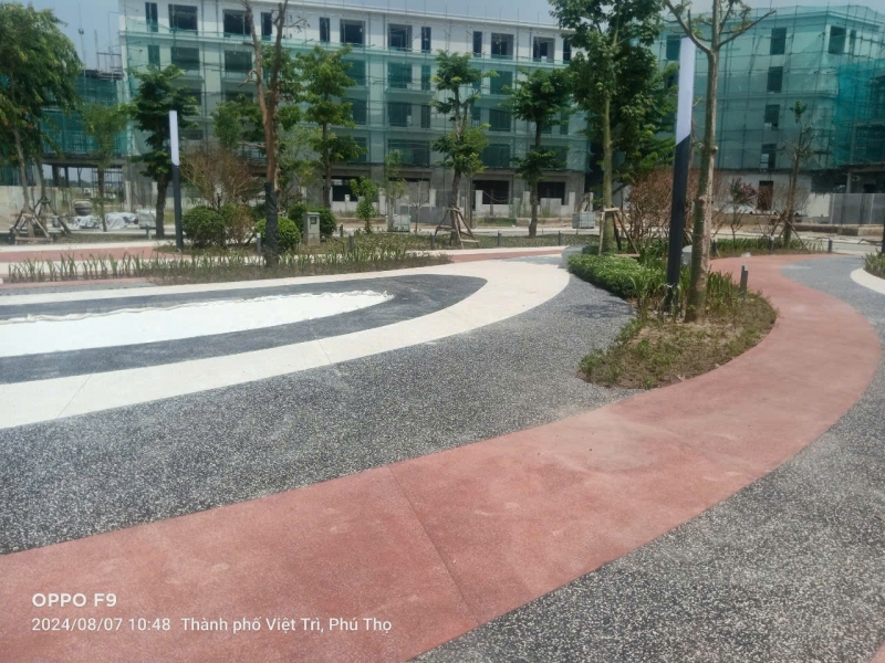 Bồn cây ghế đá mài terrazzo