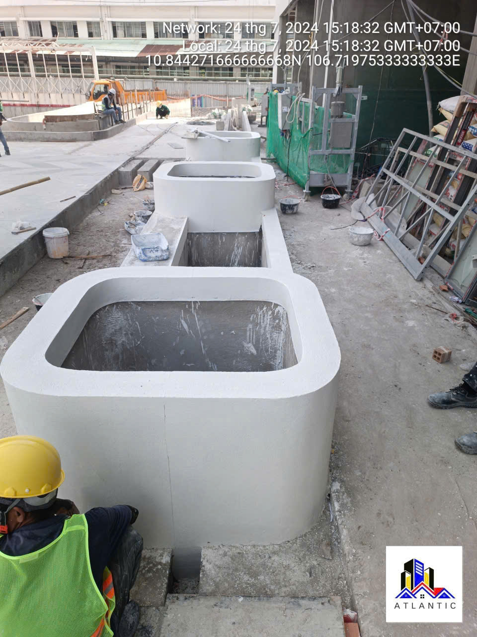 Bồn cây, ghế ngồi Terrazzo
