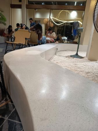Bồn cây, ghế ngồi đá mài Terrazzo