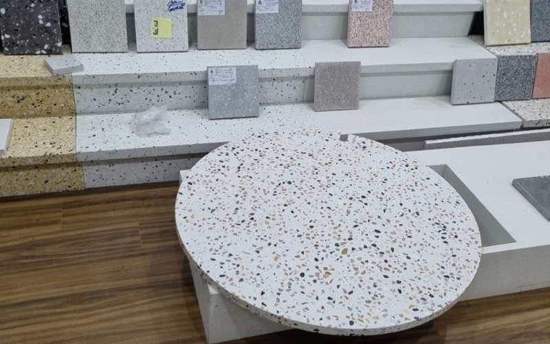 Đá mài Granito, Terrazzo
