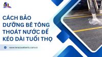 Cách bảo dưỡng bê tông thoát nước để kéo dài tuổi thọ