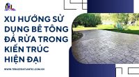 Ứng dụng thực tế của bê tông áp khuôn trong xây dựng