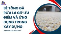 Bê tông đá rửa là gì? Ưu điểm và ứng dụng trong xây dựng